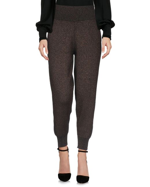 Dondup Brown Pants Wool, Viscose, Polyester