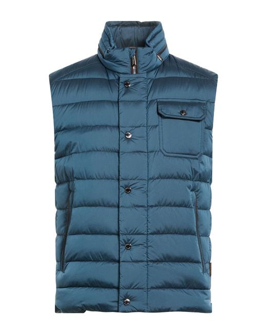 Moorer Blue Gilet for men