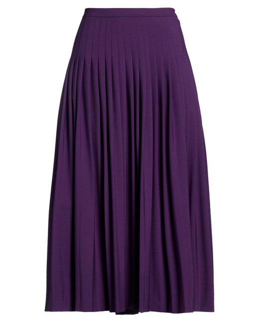 Alberta Ferretti Purple Midi Skirts