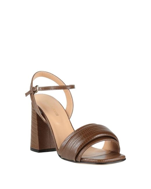 Sergio Rossi Brown Sandals Leather