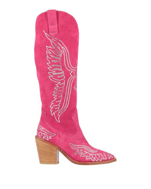 JE T'AIME Pink Boot