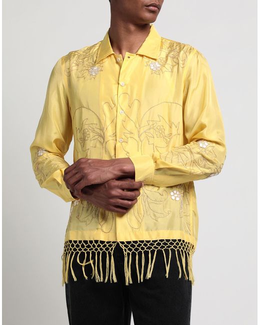 Chemise Bode pour homme en coloris Yellow