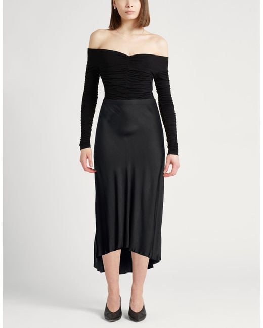Jucca Black Midi Skirt
