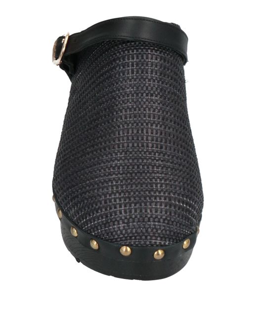 Ancient Greek Sandals Black Mules & Clogs