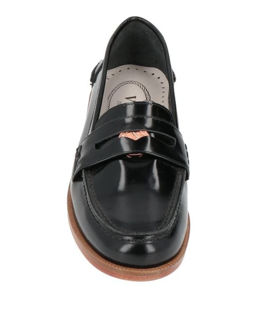 VSL Black Loafers Leather