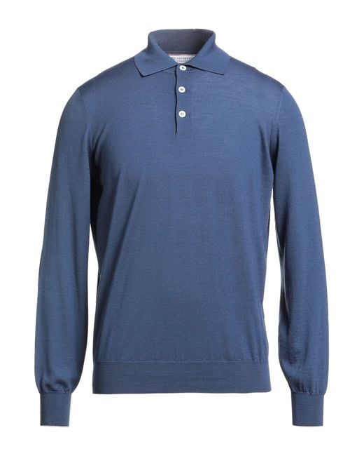 Brunello Cucinelli Blue Sweater for men