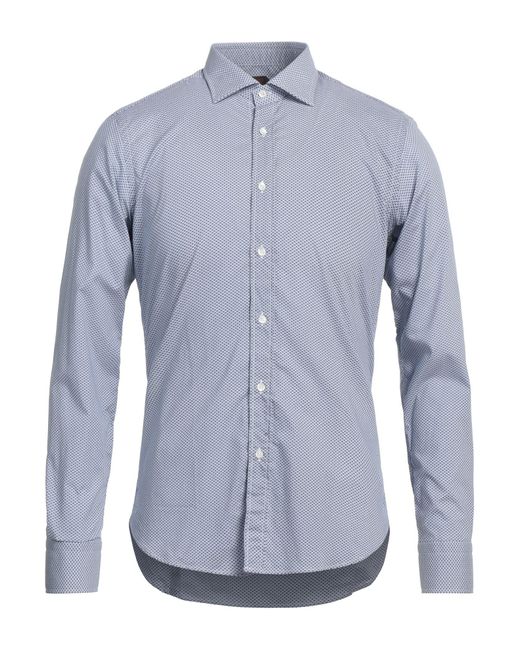 Mp Massimo Piombo Blue Shirt for men