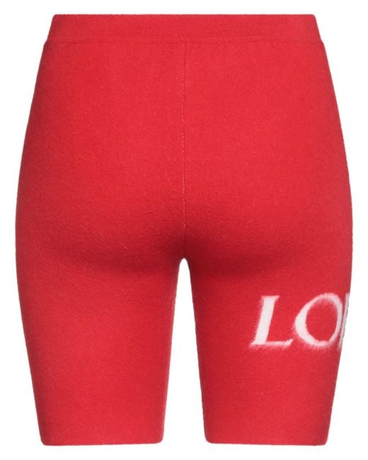 Loewe Red Shorts & Bermuda Shorts