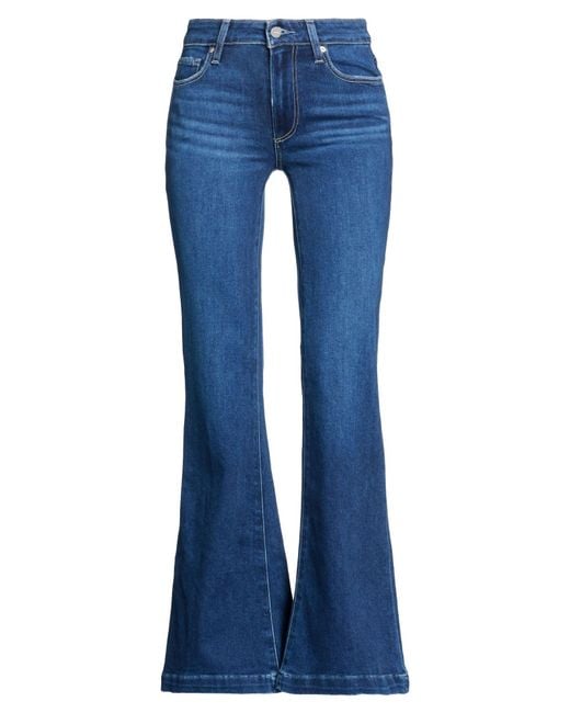 PAIGE Blue Jeans Cotton, Polyester, Elastane
