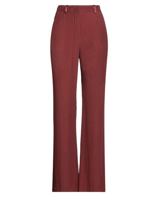 Maliparmi Red Pants Viscose