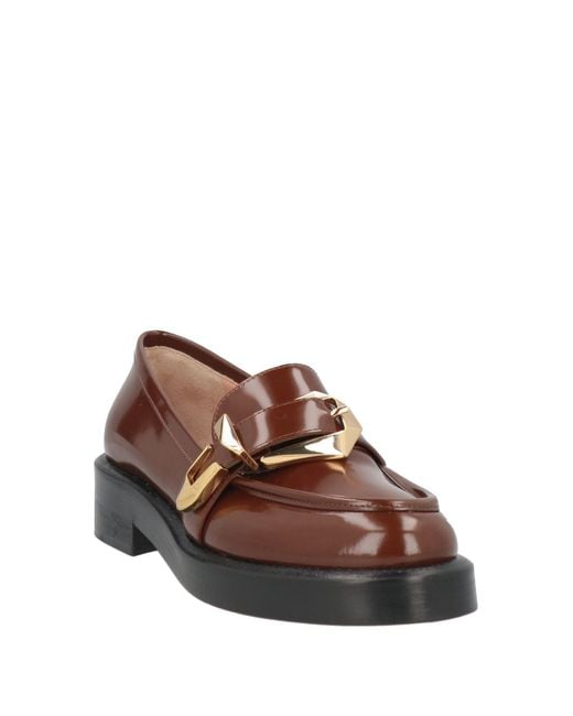 Alberta Ferretti Brown Loafer