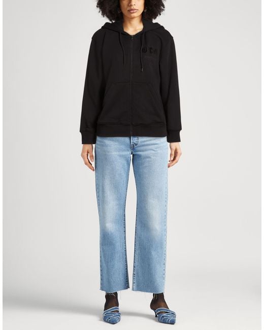 Moschino Black Couture Sweatshirt Cotton