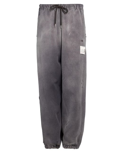 Maison Mihara Yasuhiro Gray Charcoal Pants Cotton for men
