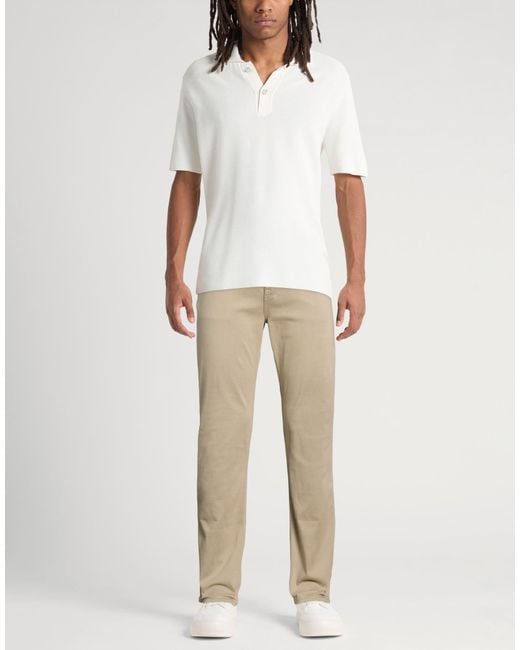 7 For All Mankind Natural Pants Cotton, Modacrylic, Polyester, Elastane for men