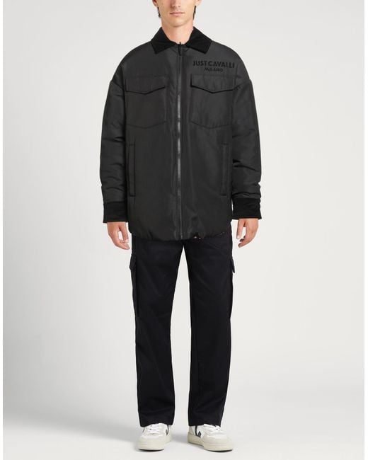 Just Cavalli Black Jackets for men