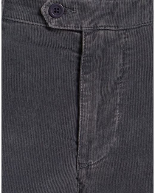 0/zero Construction Gray Pants Cotton, Elastane for men