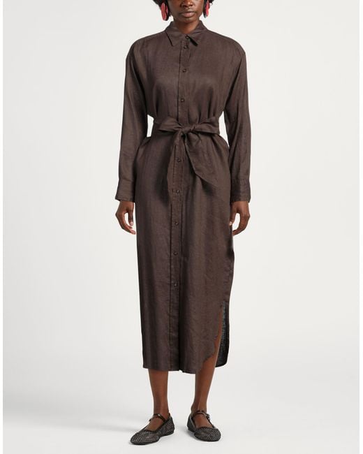 Vestido midi Ottod'Ame de color Brown