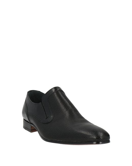 Moreschi Black Loafers Leather for men
