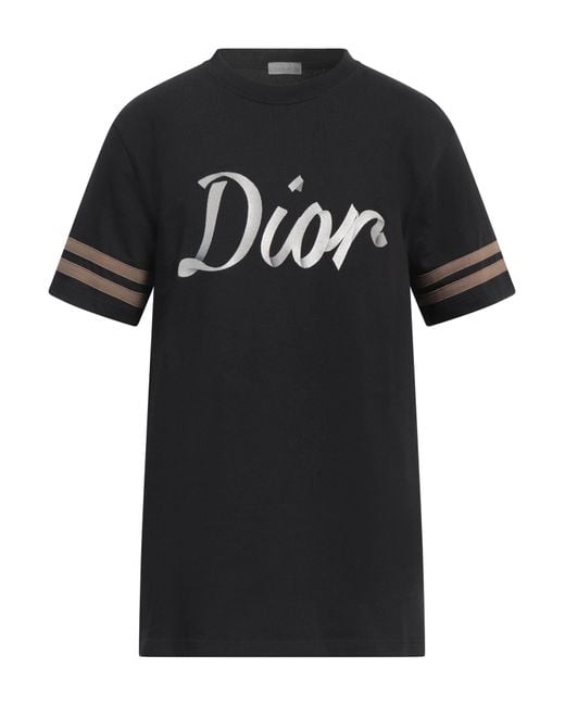DIOR Tシャツ 刺繍ロゴ ブラック Dior T-shirt in Black for Men | Lyst UK