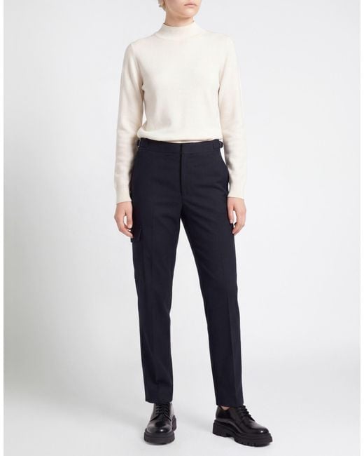 BE ABLE Blue Midnight Pants Virgin Wool