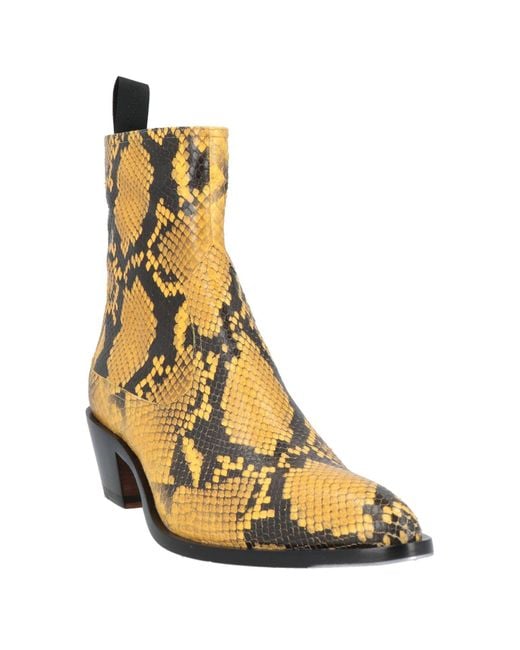 Bally Natural Ankle Boots Goat Skin for men