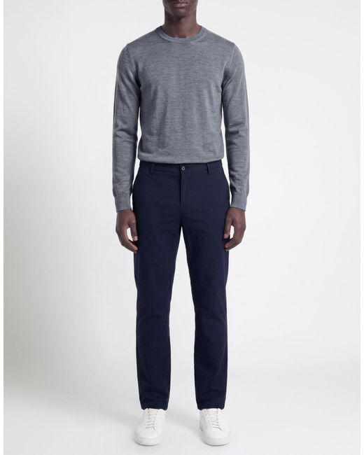 Teleria Zed Blue Pants Cotton, Elastane for men