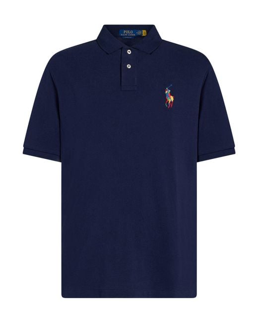 Polo Ralph Lauren Blue Polo Shirt for men