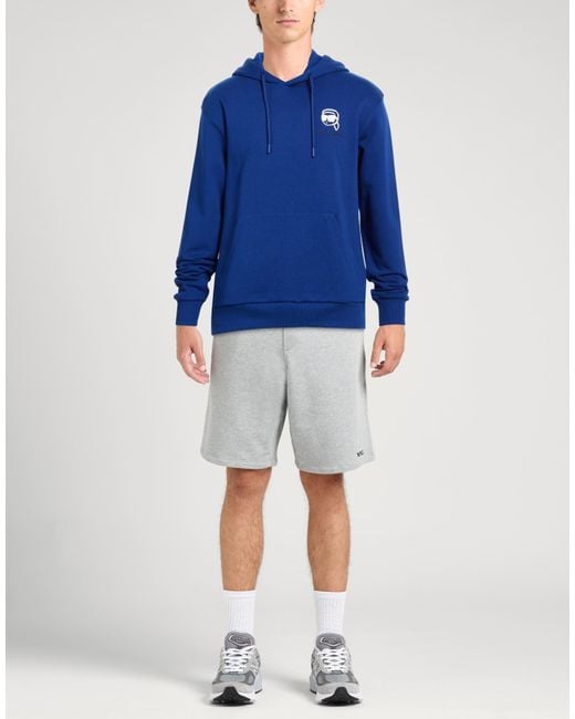 Karl Lagerfeld Blue Sweatshirt Cotton for men