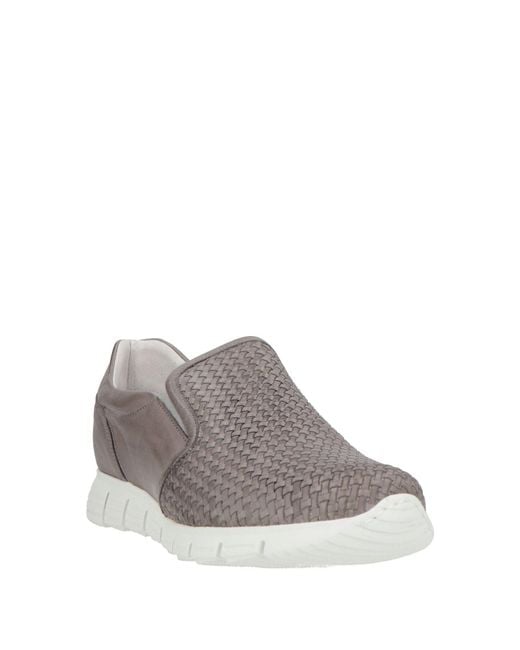 Exton Gray Sneakers Leather for men