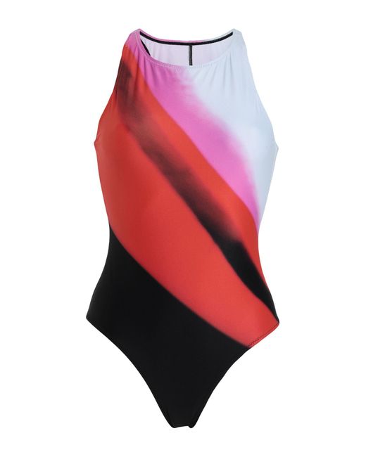 Dries Van Noten Red One-piece Swimsuit
