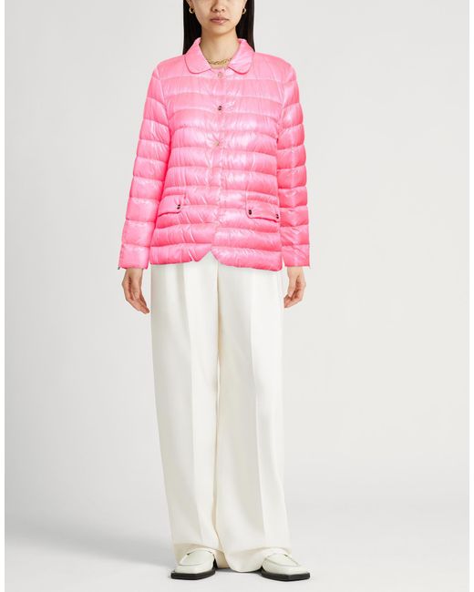 Herno Pink Fuchsia Puffer Polyamide