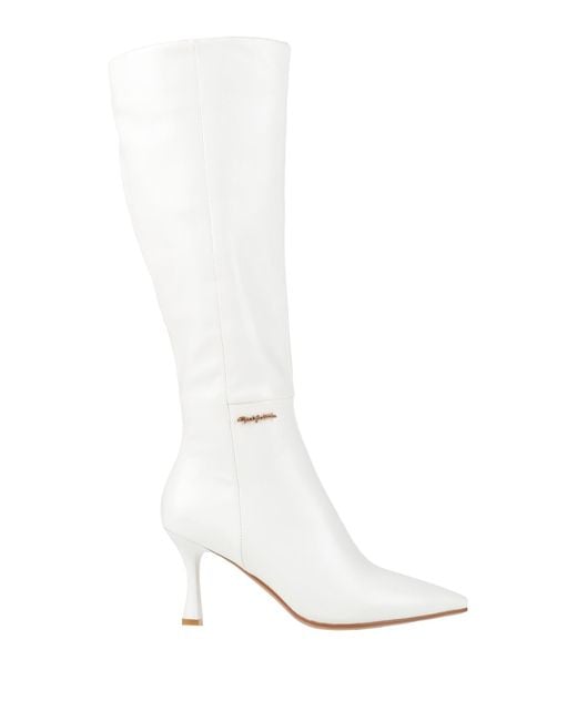 Gai Mattiolo White Boots