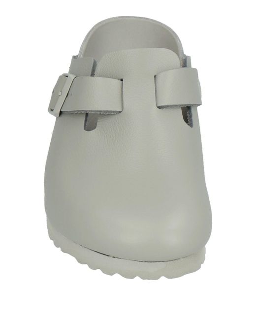 Birkenstock Gray Mules & Clogs