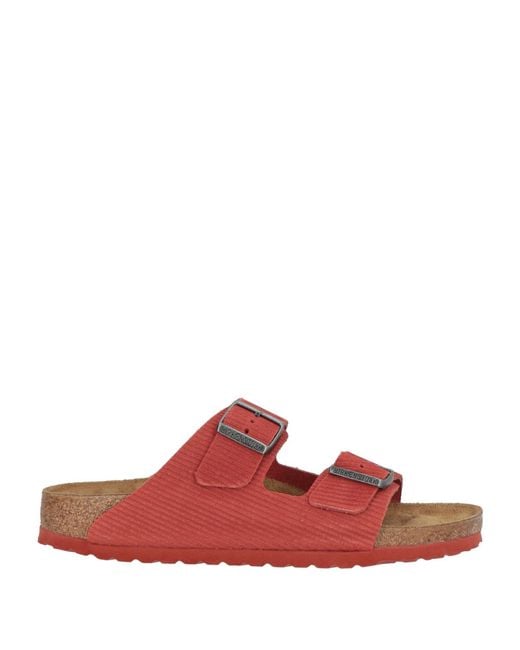 Birkenstock Red Sandals Leather for men