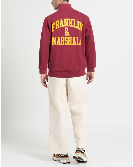 Franklin & Marshall Red Sweatshirt for men
