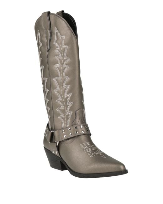 Steve Madden Gray Stiefel