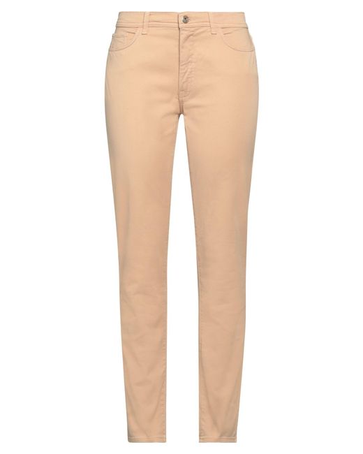 Trussardi Natural Pants Cotton, Elastane