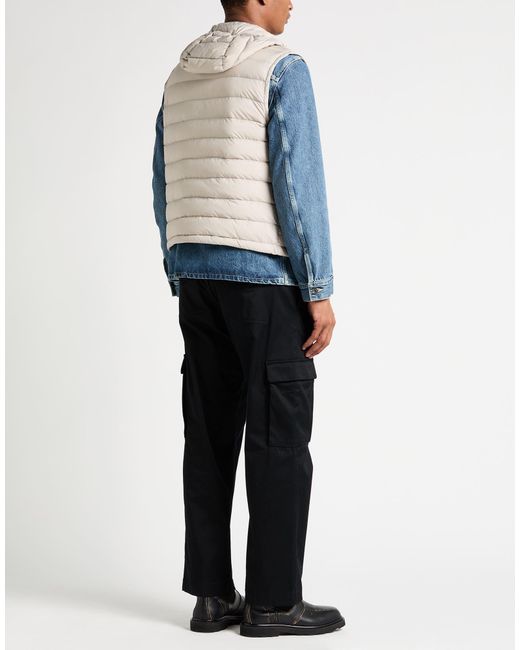 Moorer White Vest Polyamide, Polyurethane for men