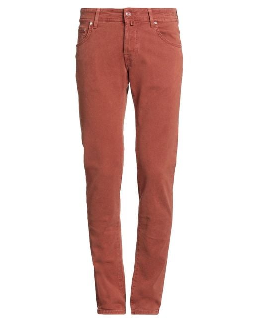 Jacob Cohen Red Pants for men