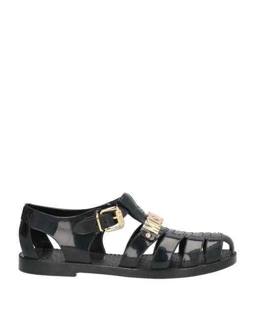 Moschino Black Sandals