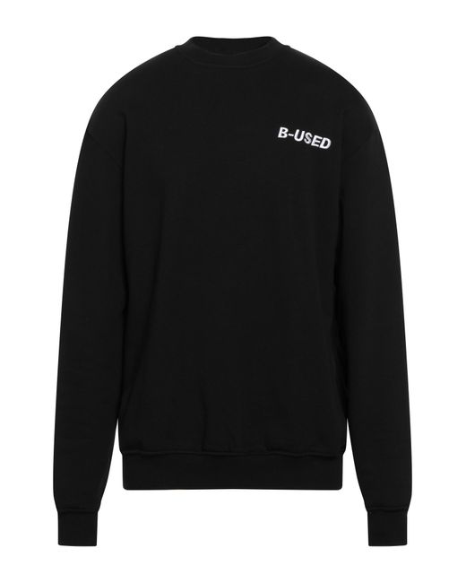 B-used Black Sweatshirt for men