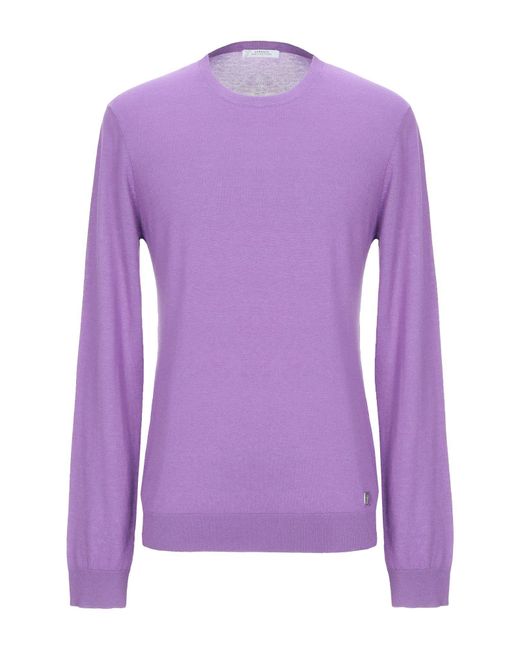 Versace Purple Sweater for men
