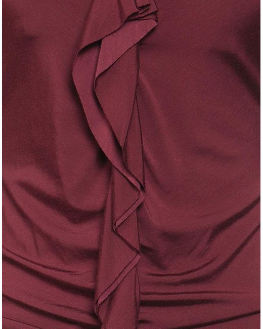 Motel Purple Burgundy Top Viscose, Elastane