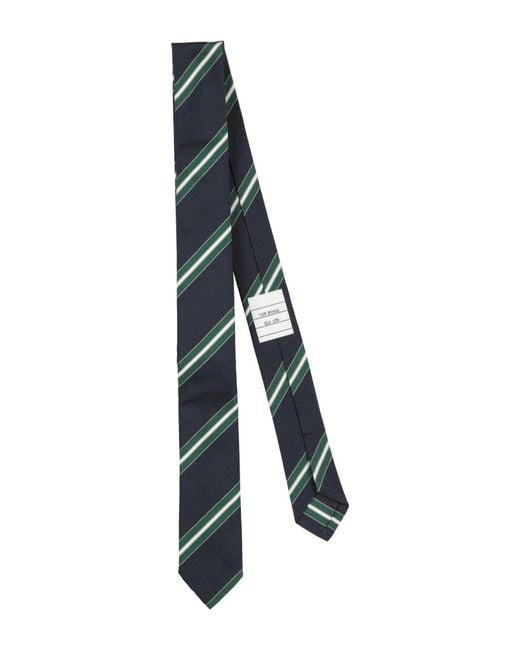 Thom Browne Blue Ties & Bow Ties Silk for men