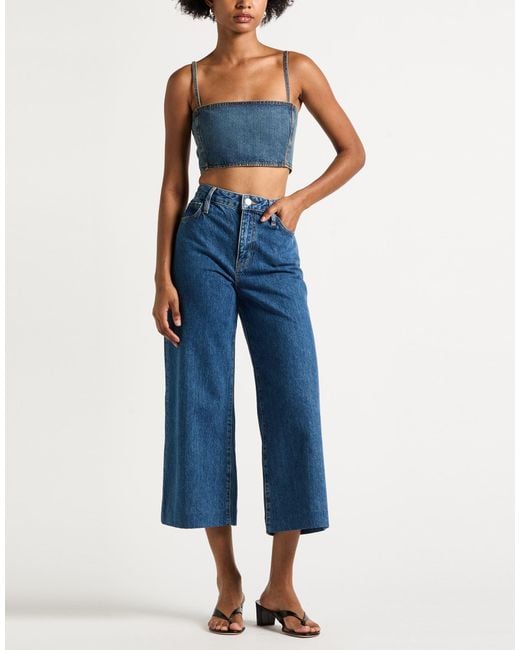 Top Alaïa de color Blue