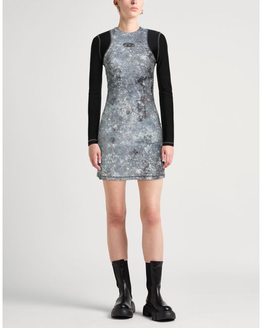 DIESEL Gray Mini Dresses