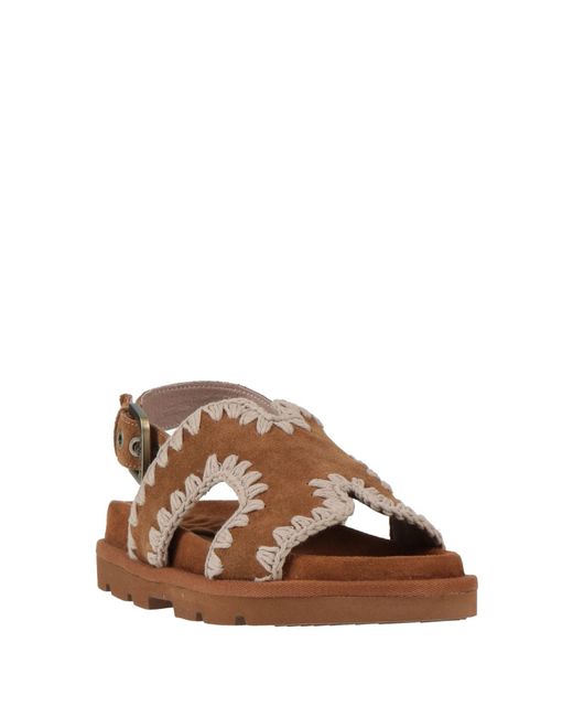 Mou Brown Sandals