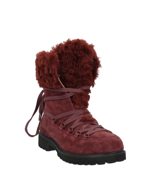 Maliparmi Red Ankle Boots