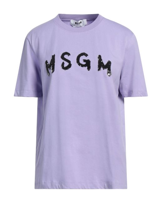 Camiseta MSGM de color Blue
