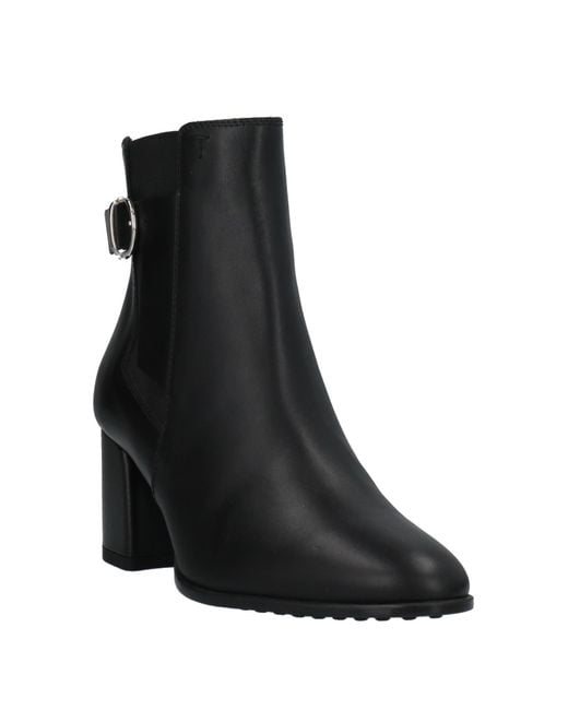 Tod's Black Ankle Boots